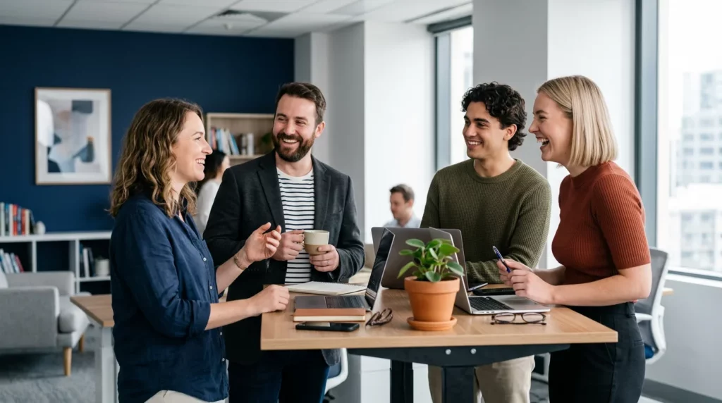 The Web Intelligenz team in their Melbourne office